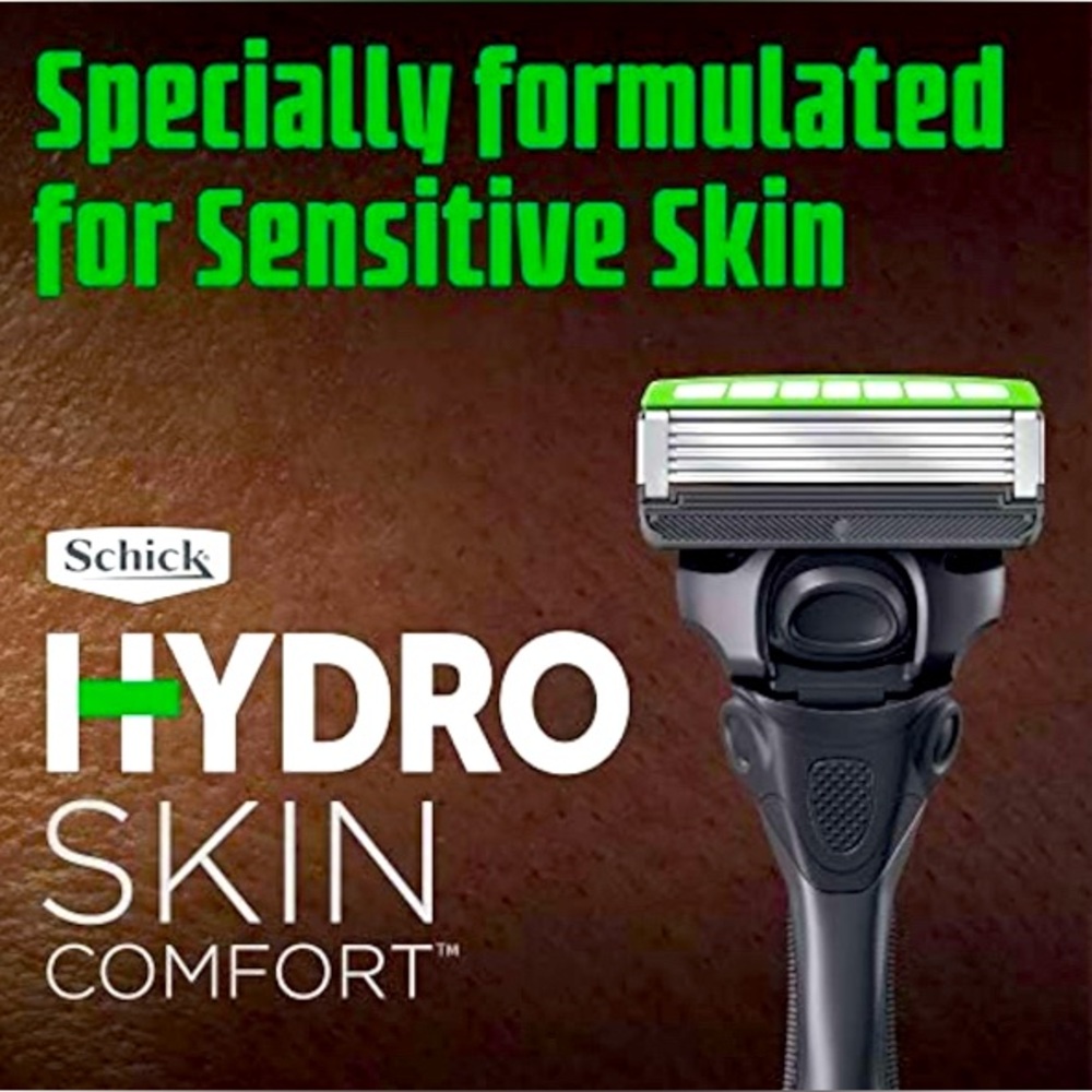 🆕 Schick Hydro Skin Comfort Sensitive Skin Shaving Razor